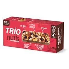 Cereal em Barra Chocolate Nuts Trio 60g