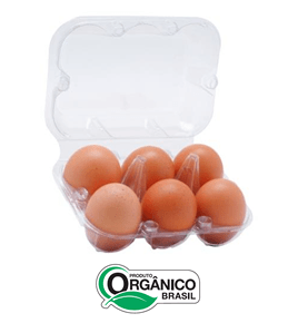 Ovos Orgânicos 6 Unidades