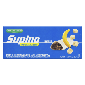  Supino Light Banana Chocolate Branco 72g
