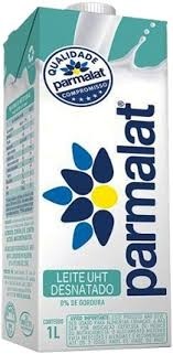 Leite UHT Desnatado Parmalat Caixa 1L