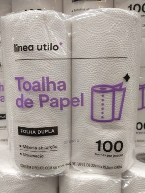 Papel toalha Utilo 2x50 Folhas