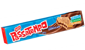 Biscoito Recheado Chocolate Passatempo 130g