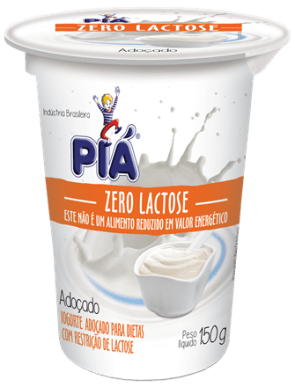 Iogurte Zero Lactose Adoçado Piá 150g 
