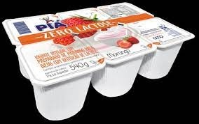 Iogurte integral PIA Morango Zero Lactose 540g