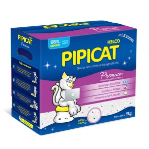 Granulado Higiênico Para Gatos Premium Perfumado Pipicat Kelco 5kg