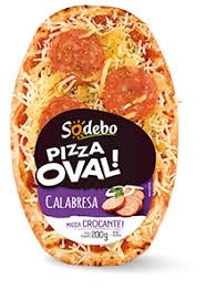 Pizza Oval Calabresa Sodebo 200g
