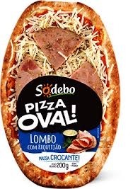 Pizza Oval Lombo com Requeijão Sodebo 200g