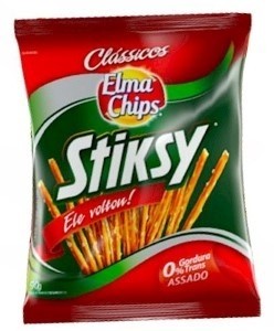 Salgadinhos Stiksy Elma Chips 90g