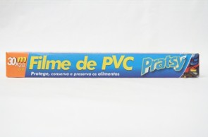 Filme de PVC Transparente Prasty  Lar 30m x 28cm