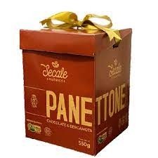 Panettone Orgânico Secale Chocolate e Bergamota 550g