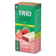 Cereal em Barra Trío Activios com Triflora Morango e Iogurte c/ 3 Unidades