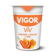 Iogurte Integral Vigor Sabor Cenoura Laranja e Mel 150g