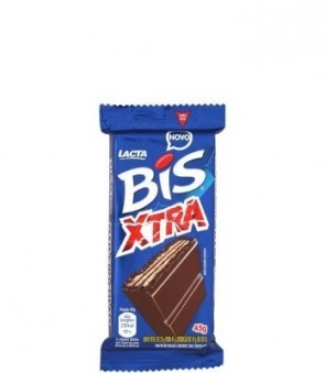 Wafer Cobertura sabor Chocolate ao Leite Bis Xtra 45g
